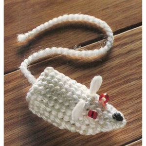 Catnip Mouse Plastic Canvas Pattern, Cat Toy