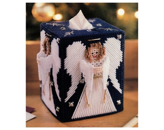 Angel Tissue Box Cover Plastic Canvas Pattern