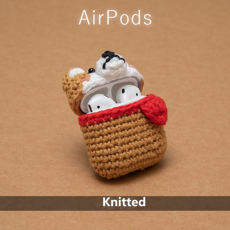 AirPod case Handmade Protective case cover for AirPodsAirpods2 Premium Handmade Knitted AirPods CASE Cute cartoon characters Gadgets Electronics & Accessories AirPod case Handmade Protective case cover for AirPodsAirpods2 Premium Handmade Knitted AirPods CASE Cute cartoon characters Gadgets Electronics & Accessories