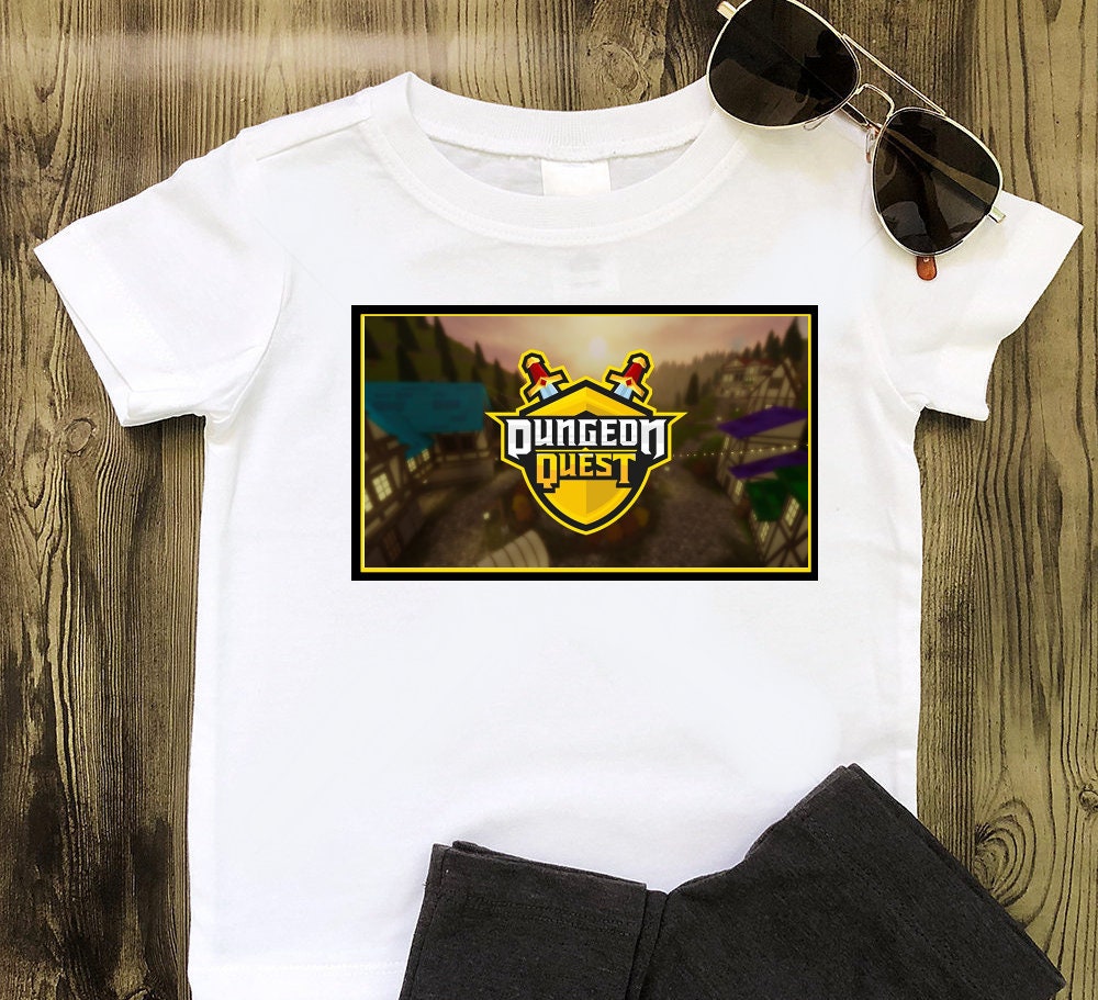 Roblox Dungeon Quest Logo T Shirt Xbox Ps4gamer Fans Tshirt Etsy - roblox dungeon quest youtube