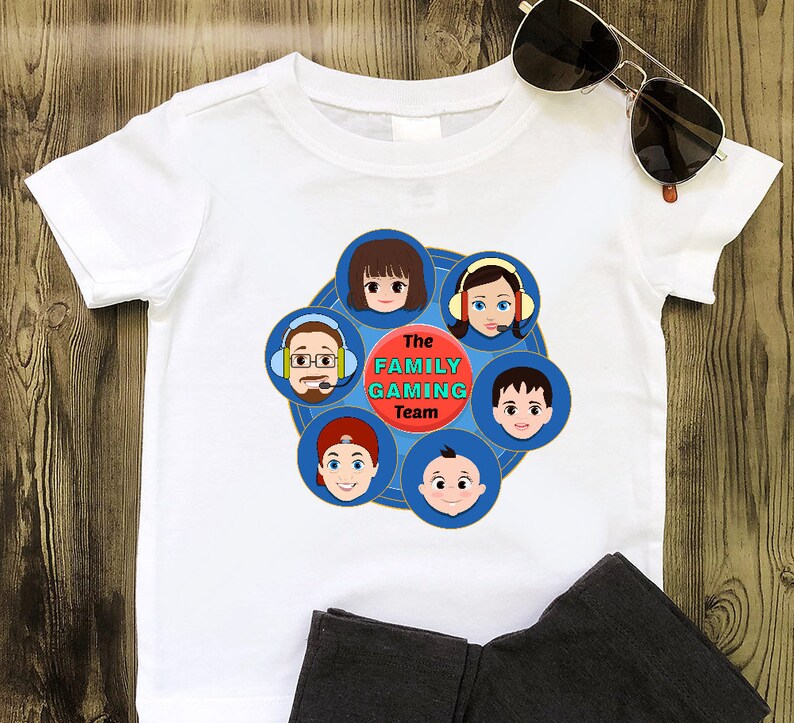 Fgtv Familie Gaming Team Fans T Shirt Madchen Jungen Tee Etsy