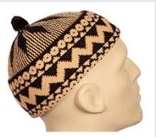 Kufi Hats Haji Zigzag Knitting Caps Traditional African West Hat
