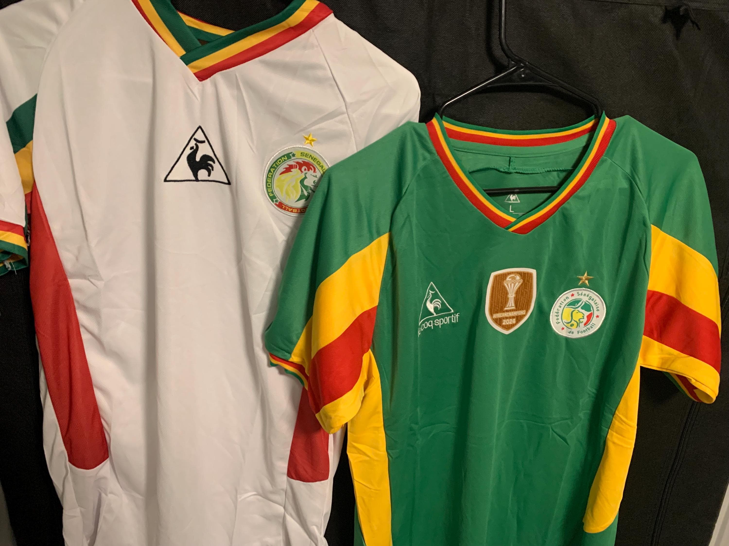 Maillot Sénégal Coupe Du Monde 2002 - Le Coq Sportif - Domicile/extérieur - Personnalisable