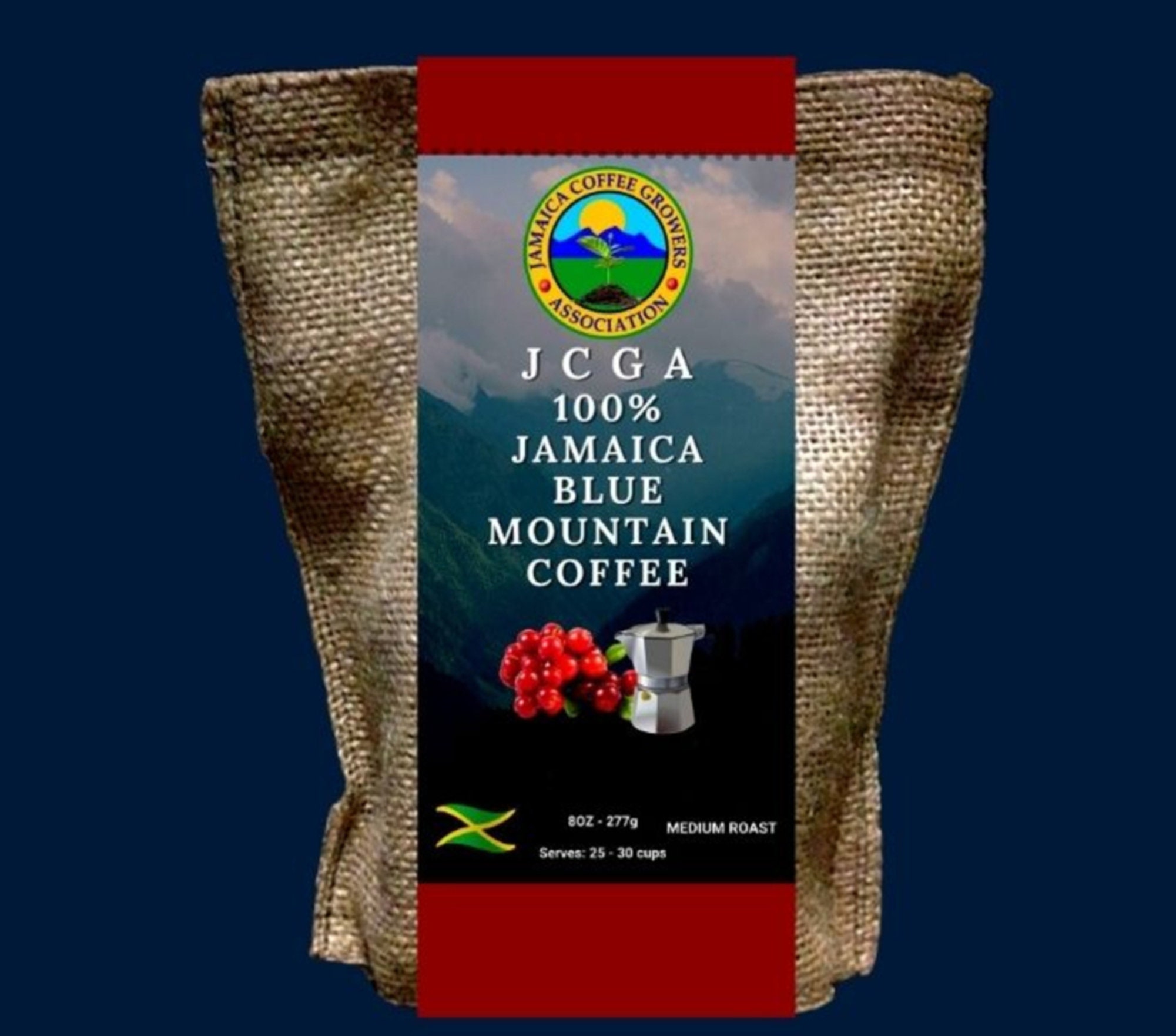 Jamaica Blue Mountain Coffee 16oz Medium Roast Single Farm Etsy