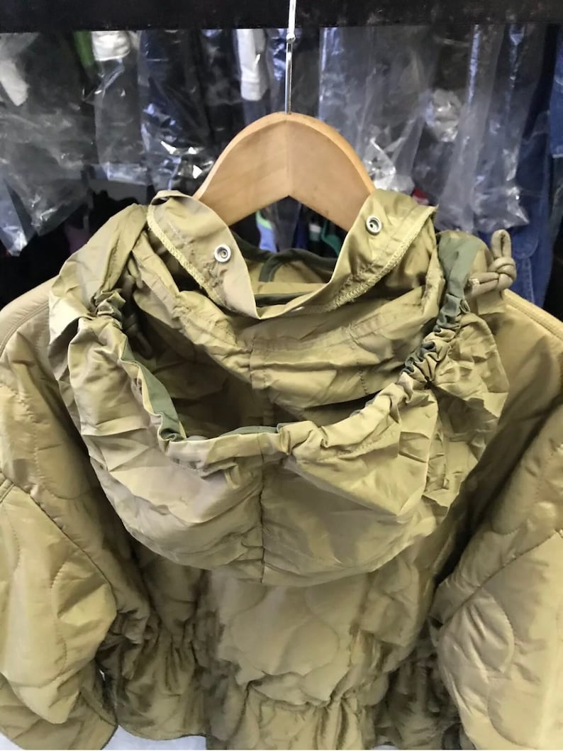 RARE R by 45rpm japan quilted military parka jacket size 3 large