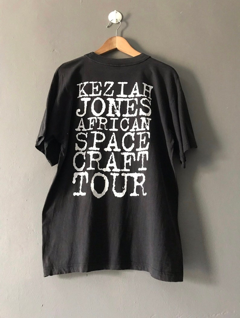 Vintage 90/'s keziah jones legendary african singer t shirt blufunk tour pop rock band t shirt large