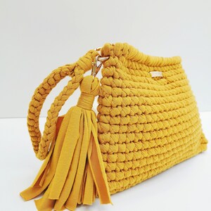 Embrague de mostaza amarillo / bolso elegante / bolsa de pulsera / bolsa amarilla pequeña / bolsa de embrague