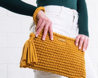 Mustard elegant Bag / Wristlet Clutch bag / Bag For Her