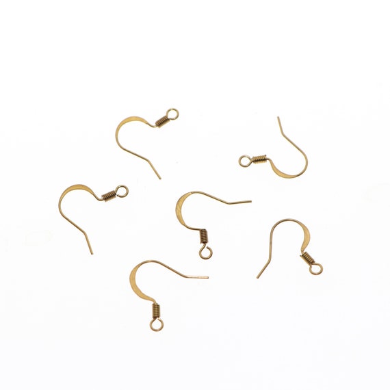 50pcs (25pairs) 19mm, NICKEL FREE Brass Earring Hooks Ear, 44% OFF