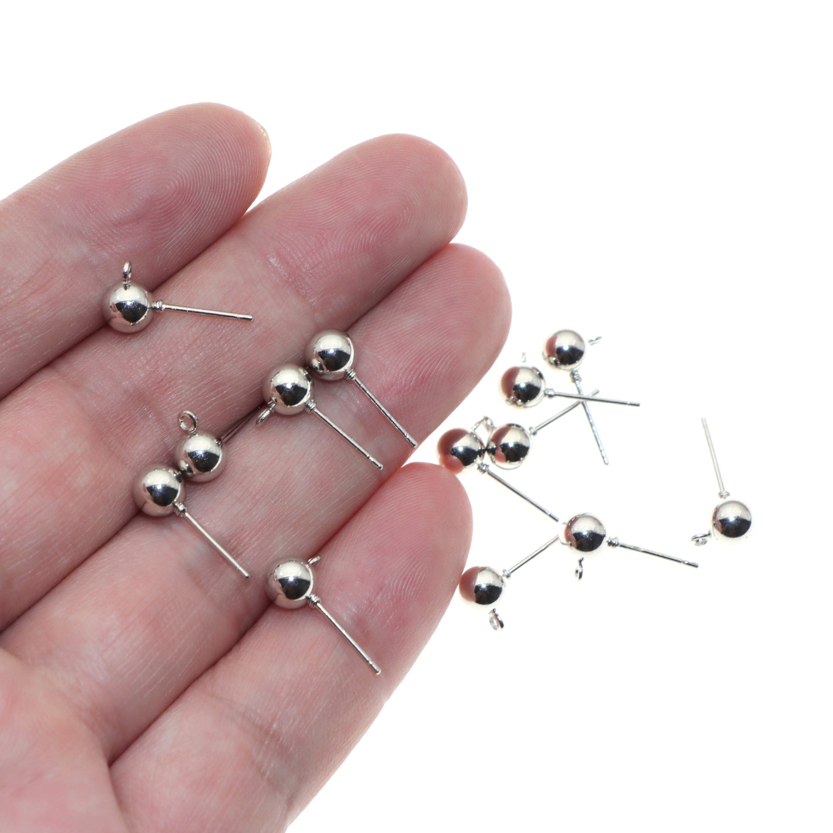 Gunmetal Earing Post Gold Earring Stud Earring findings Etsy