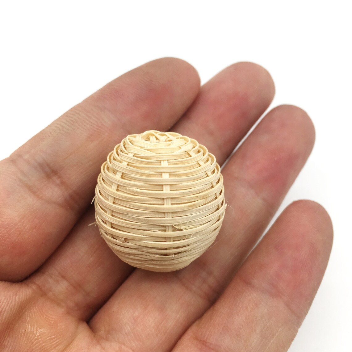 Straw Earrings Findings Wooden Straw Earring Ball Shaped Etsy New Zealand