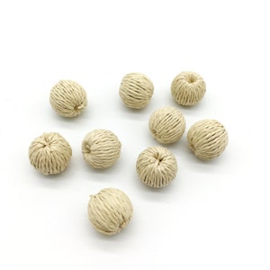 wicker jewelry findings, Ball  Paper Rope Pendant, rattan jewelry findings, rattan earring chamrs, straw earring findings