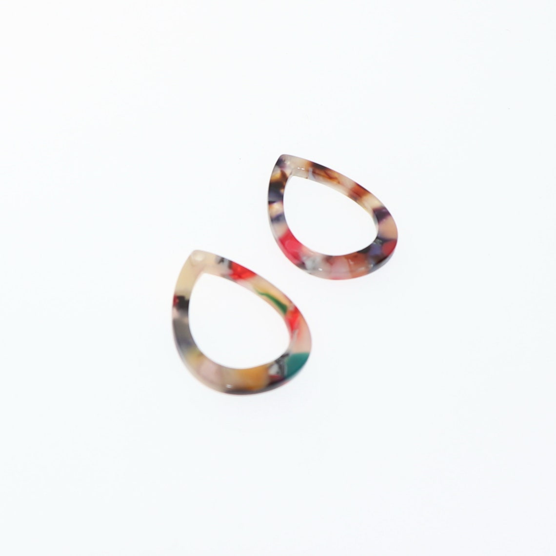 Colorful earring charms acrylic earring finding Earrings Etsy