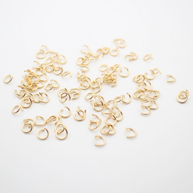 Earring Connectors Gold Circle Earring Component Circle Etsy