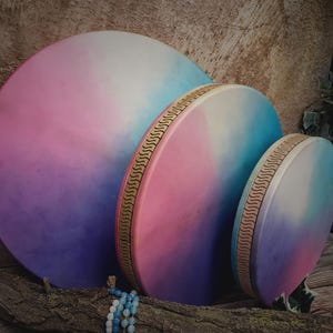 Ocean Drum Om Printed-14 Inch - Nepal Music Gallery