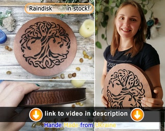 valentine  gift  Rain Disk "Tree of life", 12 inch 30 cm, yoga spiritual gift for woman Xmas gift