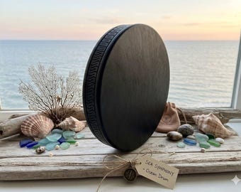 Ocean drum 12 inch ( 30 cm), sound healing tools, yoga gift for man