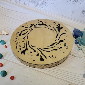 Sound healing tools  Rain Disk Water splash 30 cm 12 inch