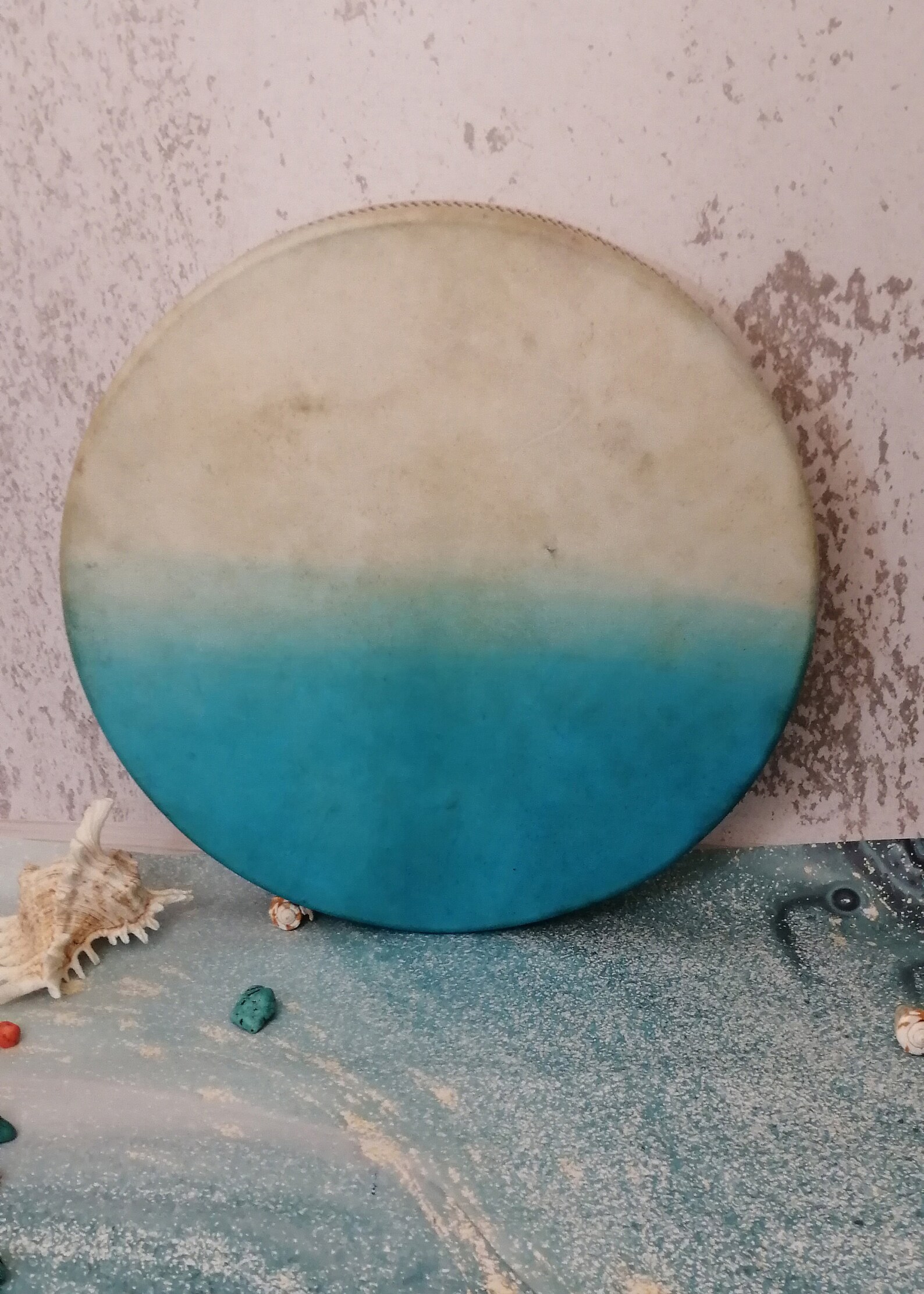 Ocean drum 16 inch 40 cm Stress toy yoga Gift. 031 xmas Etsy