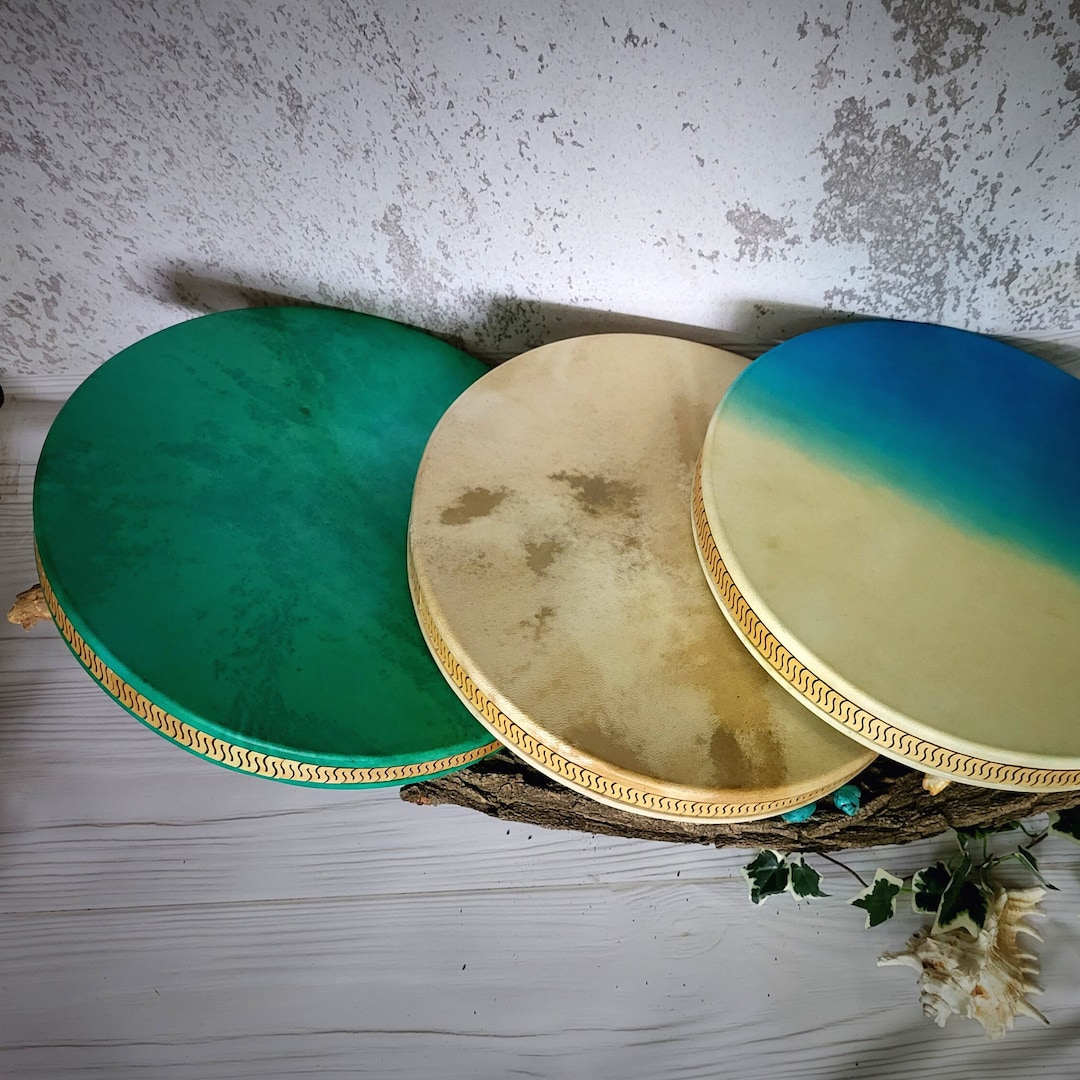 Ocean Drum 16 Inch 40 Cm Wave Drum, Yoga Gift, Xmas Gift, Rain Drum