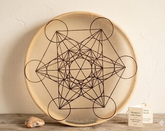Ocean drum 21 inch ( 52 cm) Metatron,   sound therapy gift for yoga teacher