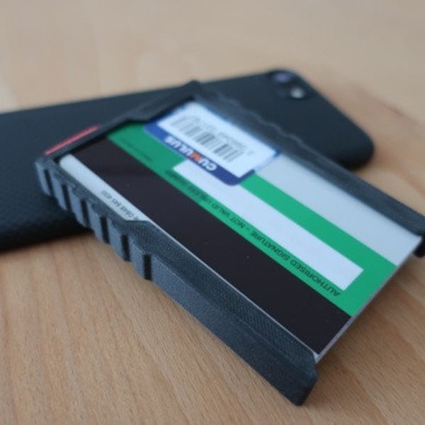 Minimalistic Wallet for 6-8 Cards / Model for 3d-printing