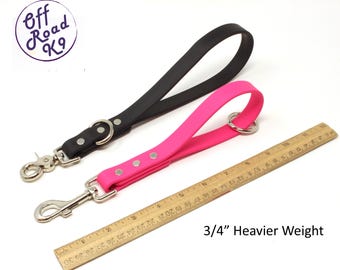 3/4" Wide BioThane® Traffic LeashMade With Beta Heavy BioThane®