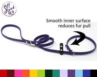 1/2" Wide BioThane Skinny Slip Lead Made With Beta Heavy BioThane®
