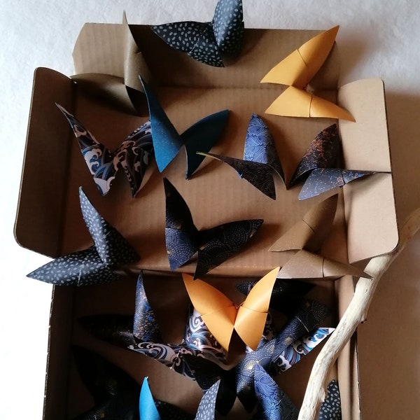 18 Papillons origami à vos couleurs