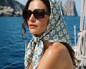 Amalfikustenhalsduk, Italienspresent, Italienälskare, Italien, Amalfi, Italienresenär, Italienska kakelplattor, Capri, Positano
