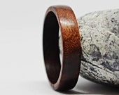 Santos Rosewood ring. Handcrafted Wood Ring. Womens ring or mens ring. Anniversary gift. Artisan jewellery perfect for any occasion