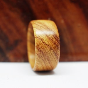 Olive wood ring. Handcrafted Wood Ring. Womens or mens ring. Artisan jewellery perfect for any occasion