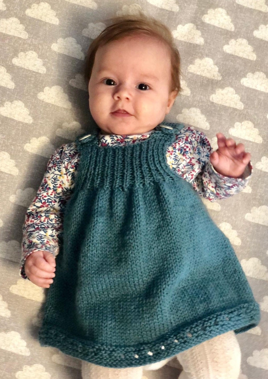 Eleanor Dress a Quick Knit Pinafore Dress. Knit In the round From Bottom Up. Etsy