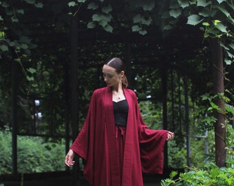kimono rubi - SelvAtikA - ropa sostenible