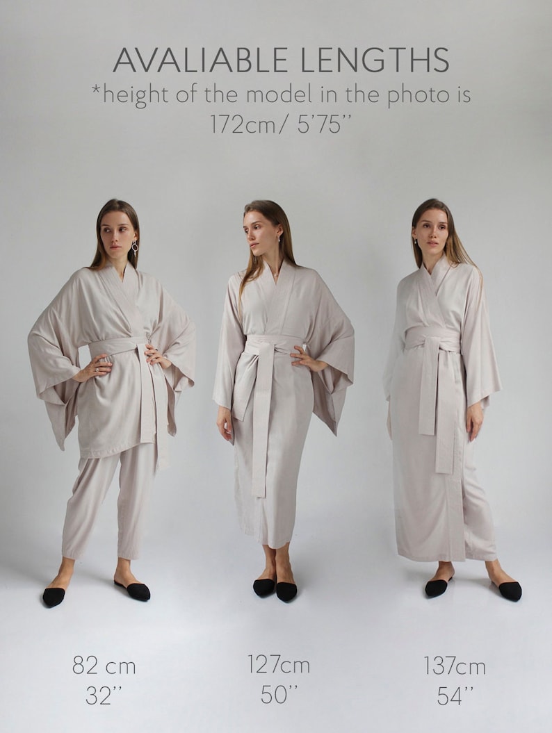 Kimono Dress, Japan Kimono, Olive Kimono, Long Kimono dress, Short Haory, Robe, free size, image 10