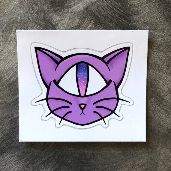 picture Purple Cat Aesthetic etsy
