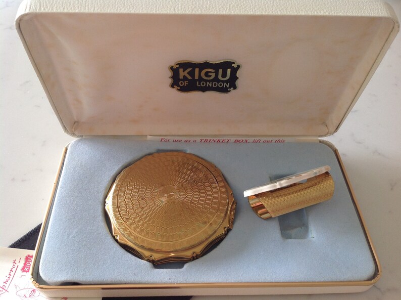 KIGU of London Boxed Set Compact and Lip Mirror