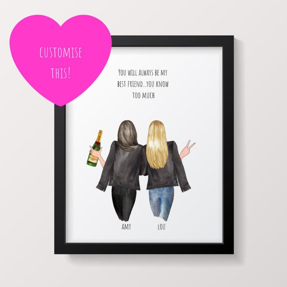 etsy best friend birthday gifts