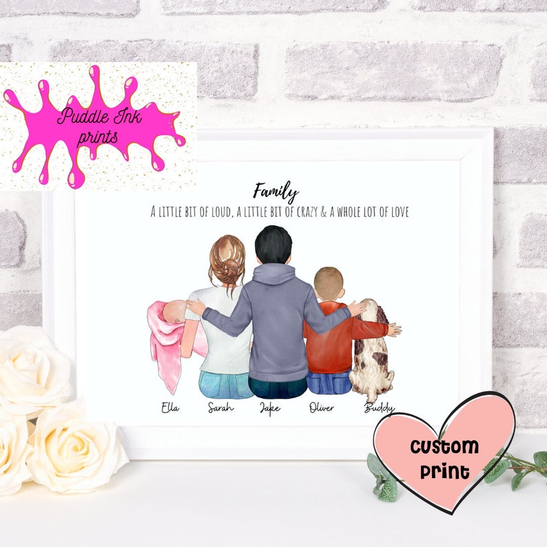 family portrait online mother's day gift