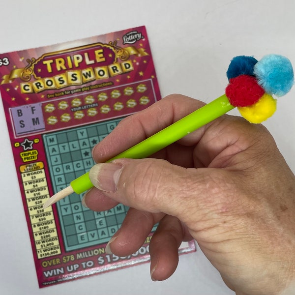 Pom Pom Lottery Scratcher