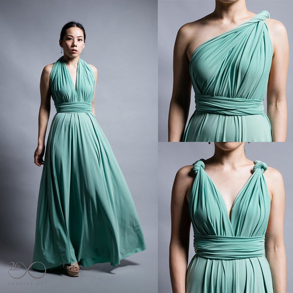 infinity dress pastel