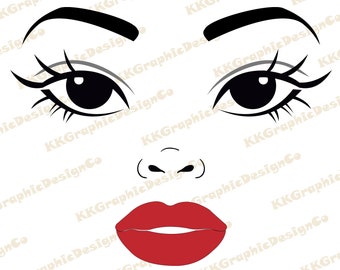 Download Black Woman Face Svg Etsy