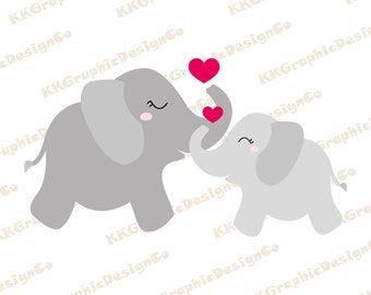 Free Free 154 Mother And Baby Elephant Svg SVG PNG EPS DXF File