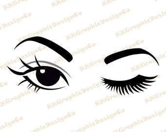Download Wink Eye Svg Etsy