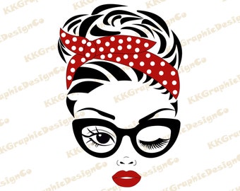Download Woman Face Svg Etsy