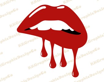 Download Melting Lips Svg Etsy