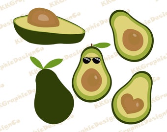 Download Avocado Clip Art Etsy