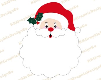 Download Vintage Santa Svg With Photos Etsy