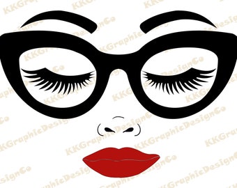 Download Woman Face Vector Etsy