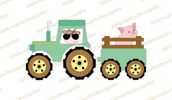 Download Farm Tractor Svg Tractor Svg Farm Life Svg Farm Animal Svg Etsy PSD Mockup Templates